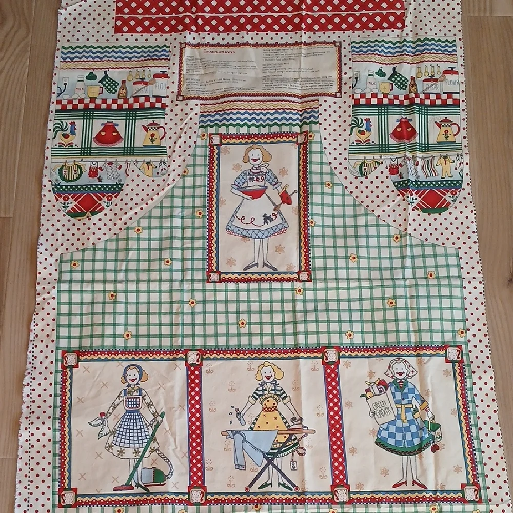 Debbie Mumm Apron/Oven Mitt/Pot Holder Fabric DIY